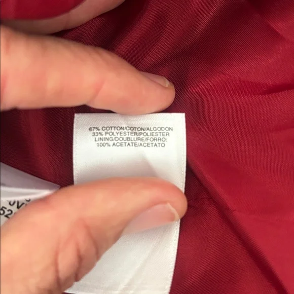 Anne Klein Animal Print Metallic Burgundy Blazer
( New ) - Picture 9 of 10